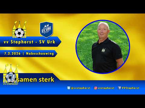 vv Staphorst - sv Urk | 7.2.2026 | Nabeschouwing