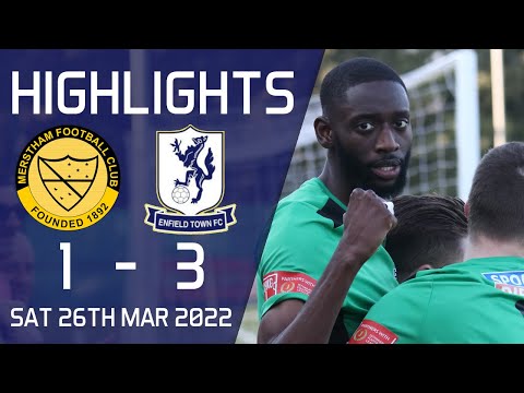 Merstham 1-3 Enfield Town | Highlights