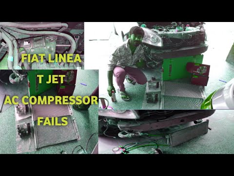 Fiat Linea AC Compressor Fails | How To Replace Fiat Linea AC compressor