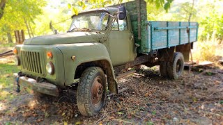 Restoring old engine v 8 /Starting old truck gaz 53 abandoned for 30-year-old #automobil#repair