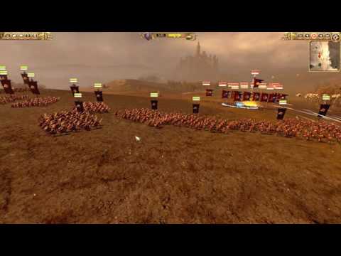 Total War  WARHAMMER Chaosritter schreddern Bretonen!!!