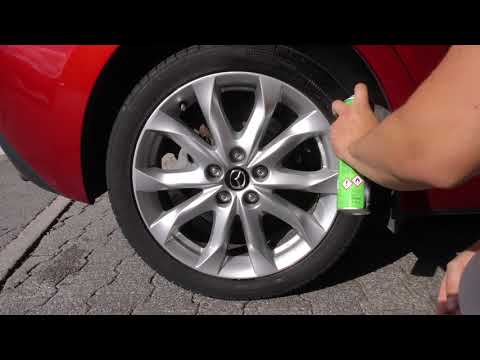 Autoreifen wieder auffrischen mit Dr  Wack Reifen Glanz