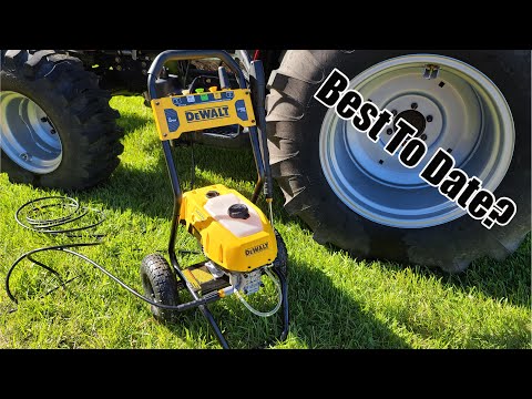 Best Electric PW? DEWALT 2400 PSI 1.1 GPM Pressure Washer Power Review DWPW2400