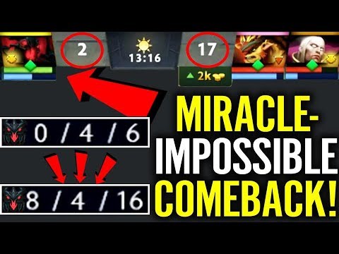 Miracle Feed Hard - Impossible Comeback Dota 2 Gameplay Shadow Fiend Carry
