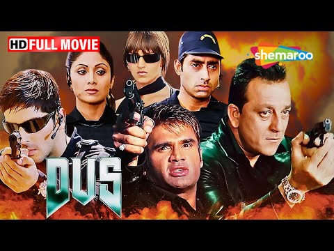 Dus | Sanjay Dutt, Sunil Shetty, Abhishek Bachchan, Zayed Khan | Blockbuster Bollywood Action Movie