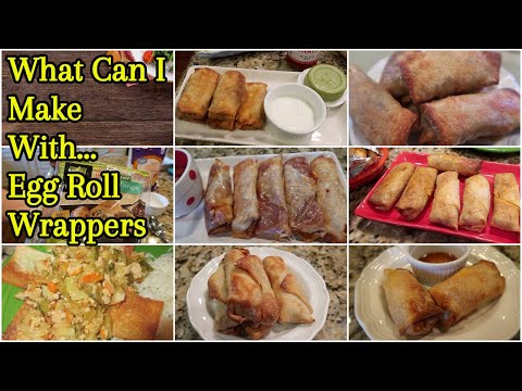 What Can I Make With...Egg Roll Wrappers | Cooking for Two | 7 Ideas using Egg Roll Wrappers!!!