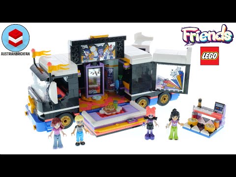 LEGO Friends 42619 Pop Star Music Tour Bus Speed Build Review