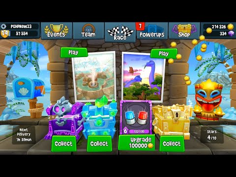 Upgrade Police Chase Power up to Level 7 | Beach Buggy Racing 2