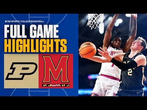 #12 Purdue Boilermakers vs. Maryland Terrapins | Full Game Highlights I College Basketball