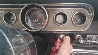 1966 Ford Mustang convertible-Cold Start