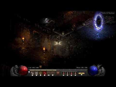 Diablo II: Resurrected: Lawbringer runeword weapon helped me deal with this unique Stygian Doll.