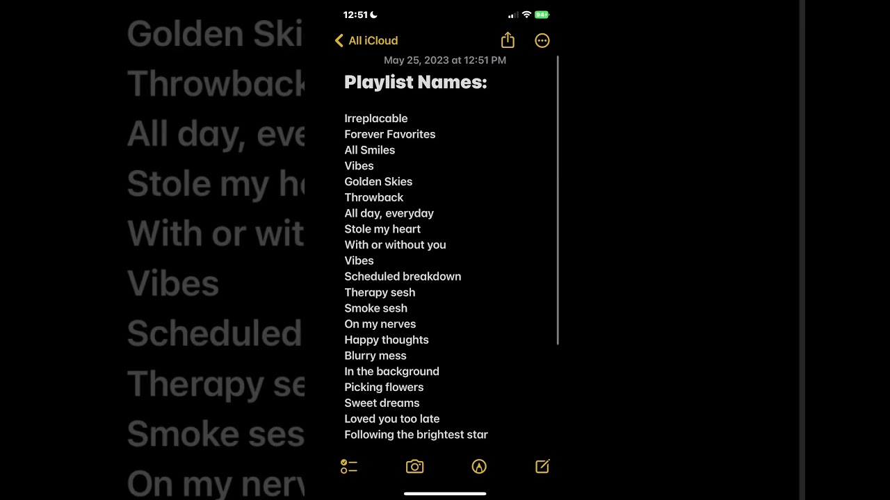 Names For All Types Of Playlists | Gemma Oceana #music #playlist #gemmaoceana