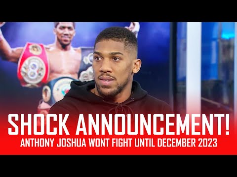 😱 Anthony Joshua makes SHOCK ANNOUNCEMENT: "My NEXT FIGHT is in DECEMBER!!!" 😱