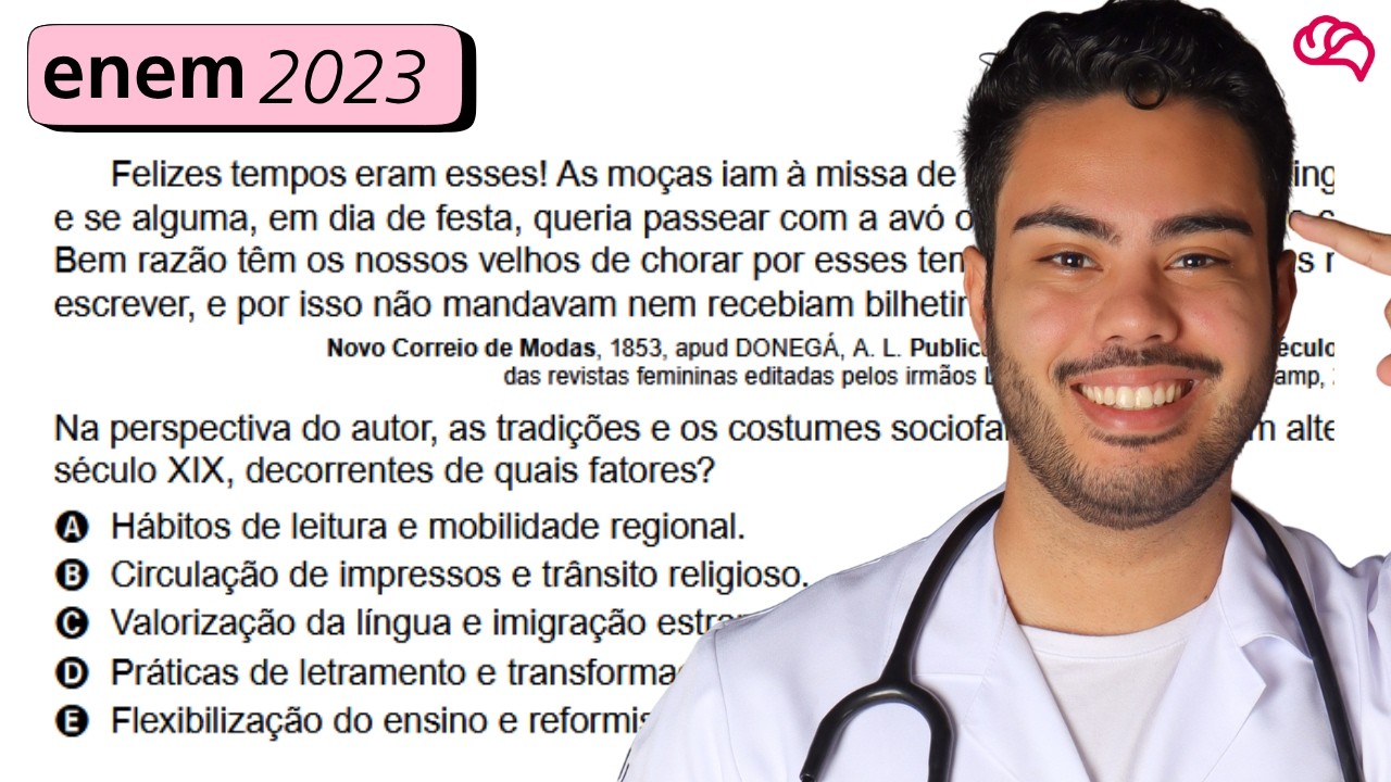 Resolução em Vídeo — Questão 47 ENEM 2023