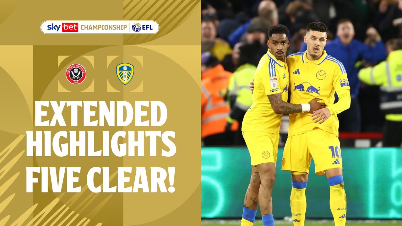 TOP TWO BATTLE! | Sheffield United v Leeds United extended highlights