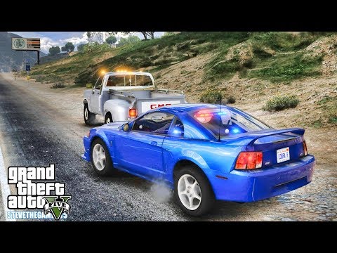 GTA 5 MODS LSPDFR 0.4 - COBRA R PATROL!!! (GTA 5 REAL LIFE PC MOD)