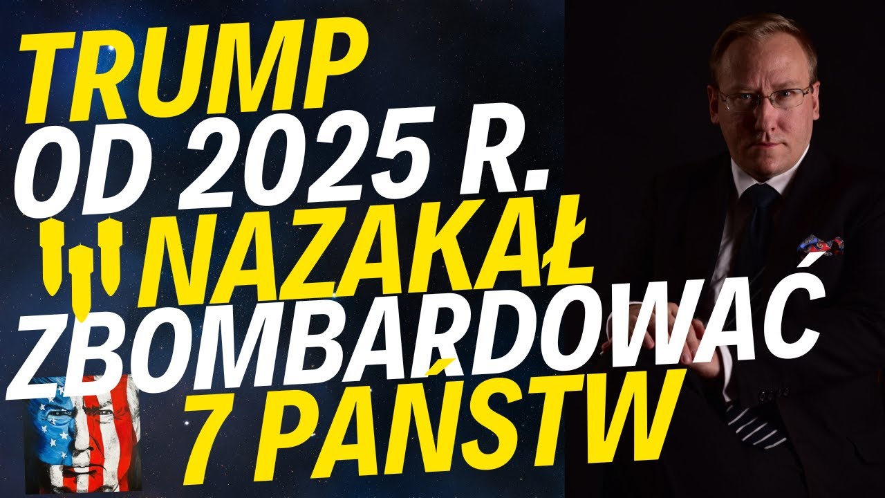 Trump przez pierwszy rok prezydentury nakazał zbombardowanie 7 państw