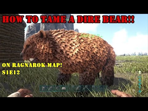 ARK - HOW TO TAME A DIRE BEAR WITH HONEY!