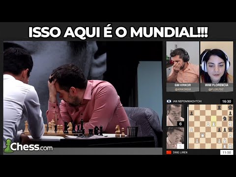 Krikor: ISSO AQUI É MUNDIAL DE XADREZ!