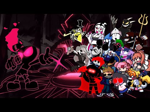 Devil's Gambit but every turn a Different Character Sings it (FNF Cuphead song, Indie Cross cover)