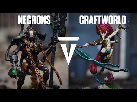 Warhammer 40k Battle Report: Craftworld vs Necrons
