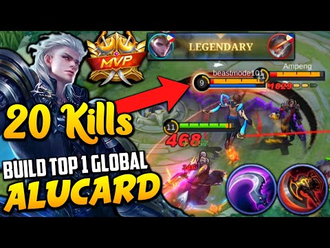 20 KILLS LEGENDARY!! ALUCARD BEST BUILD FOR AUTO WIN! | Build Top 1 Global Alucard