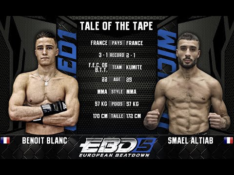 EBD5 - Benoit Blanc VS  Smael Altiab