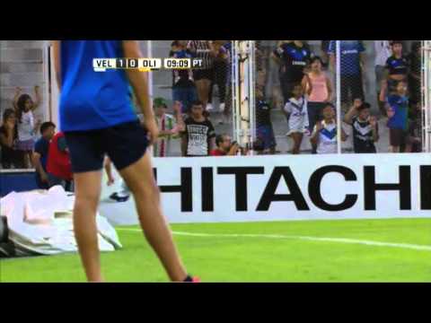 Gol de Nasuti. Vélez 1 - Olimpo 0. Fecha 2. Campeonato de Primera División 2016
