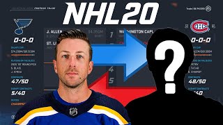 NHL 20 - JAKE ALLEN TO MONTREAL TRADE SIMULATION