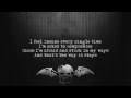 Avenged Sevenfold - Almost Easy [Lyrics on screen] [Full HD]