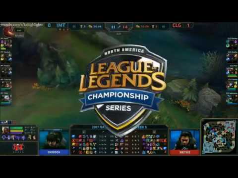 CLG Vs IMT Game 2 Highlights - 2017 NALCS SPRING SPLIT - WEEK 5 DAY 2
