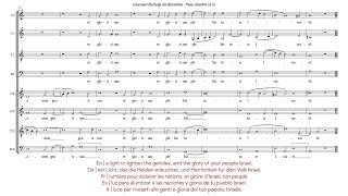Giovanni Pierluigi da Palestrina | Nunc dimittis [á 8; The Byrd Ensemble]