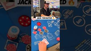 JACK 10 SUITED! 🔥 #shorts #texasholdem #casino