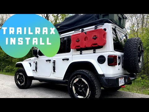 Trailrax Rotopax Mounting System Install Jeep JL | Overland Mod (2020)