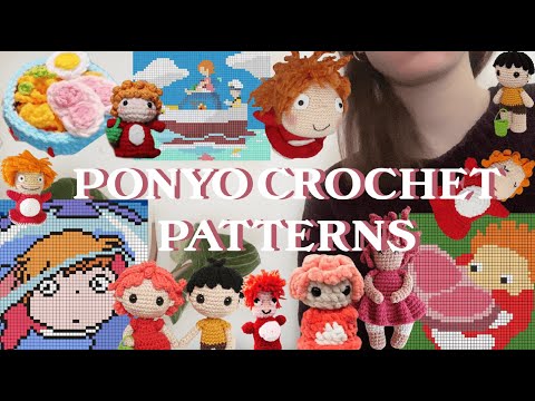 20+ Ponyo Crochet Pattern Ideas (free & paid) 🫧