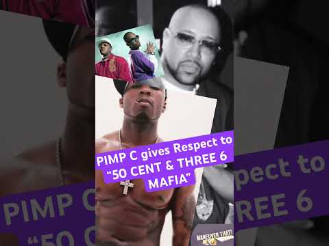 PIMP C “Rap Game Fake” 50 Cent & Three 6 Mafia , HE 🫡 RESPECTS!!