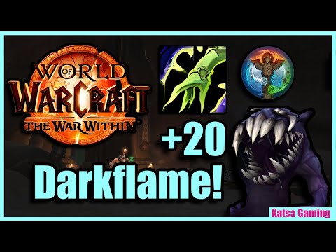 +20 Darkflame Cleft | Resto Shaman POV | The War Within Season 2 M+