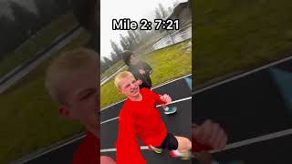 Run in the rain w/ Austin ✅ #running #run #nike