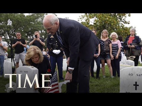 Chief Of Staff General John Kelly Visited His Son’s Grave At Arlington For Memorial Day | TIME