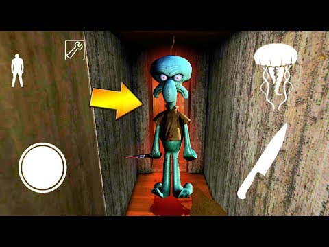 ДЕЛАЮ КОНЦОВКУ ПРОТИВ СПАНЧ БОБ И СКВИДВАРД ГРЕННИ - Playing SpongeBob in Granny