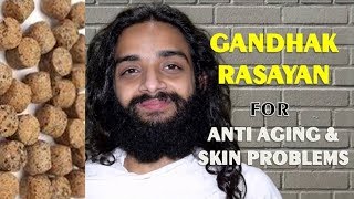 GANDHAK RASAYAN TAB FOR ANTI AGING, SKIN PROBLEMS, UTI & DETOX BY NITYANANDAM SHREE