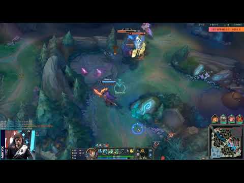 [G2 Mikyx Pro View] G2 Esports vs SK G2 Mikyx thresh support | LEC Spring 2020 Mikyx perspective