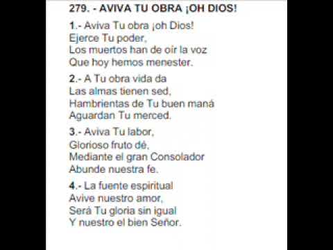 279    AVIVA TU OBRA ¡OH DIOS! HIMNO ASAMBLEA CRISTIANA