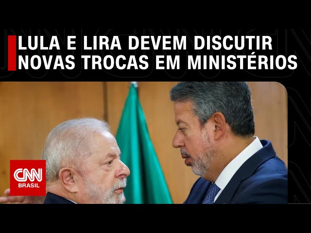 Lula e Lira devem discutir novas trocas em ministérios | CNN 360º