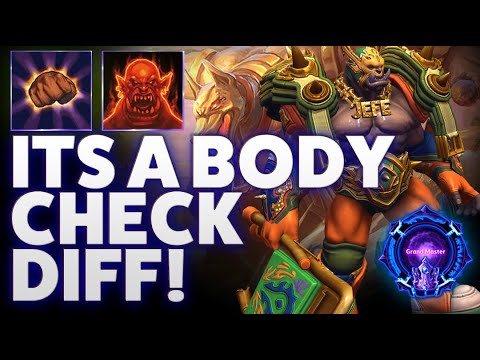 Garrosh Taunt - ITS A BODY CHECK DIFF! - Grandmaster Storm League