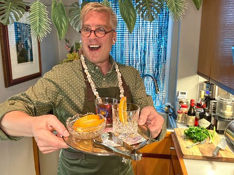 "The Line Forms Right Here Onion Dip" with a Classic Negroni Cocktail, WUPL New Orleans