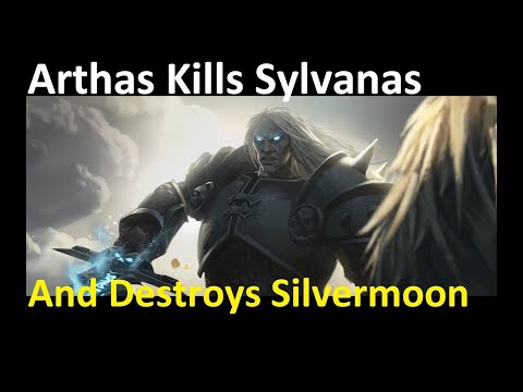 Arthas kills Sylvanas and Turns her Into a Banshee | The Fall of Silvermoon [Warcraft 3 Reforged]