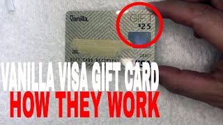 ✅  How Vanilla Visa Debit Gift Cards Work 🔴