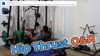 Smith Machine Hip Thrust | Q&A