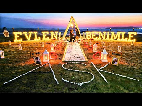 Hatay Kumsalda Romantik Evlilik Teklifi #hatayevlilikteklifi